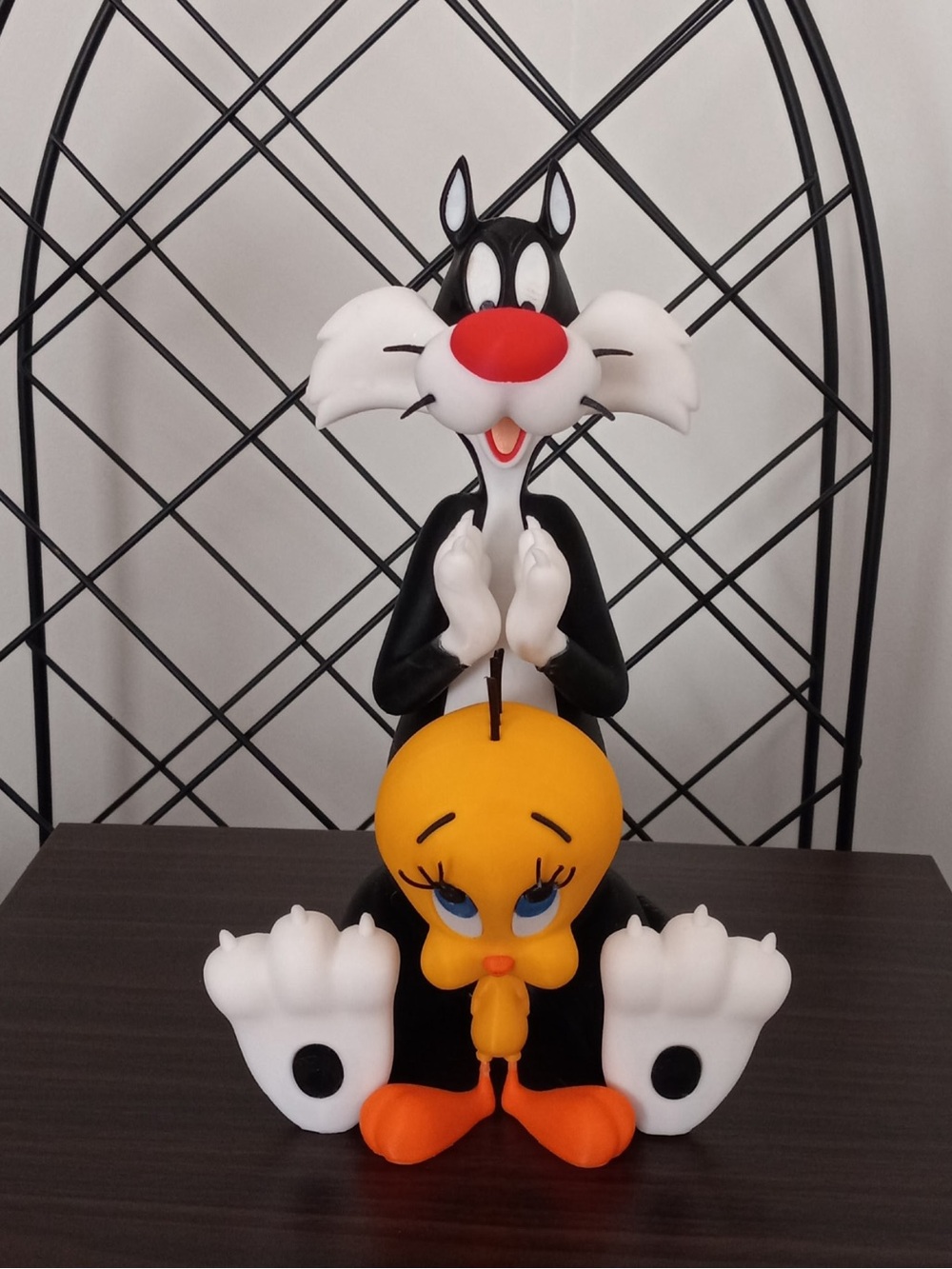 3D Printed Looney Tunes Sylvester and Tweety